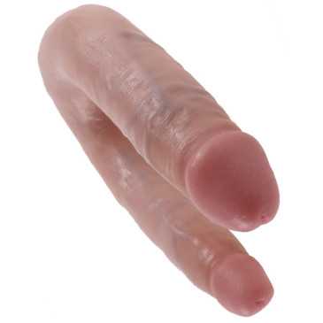 Tupladildo - Double Trouble, U-Muoto, S - King Cock | KING COCK | Tupladildot