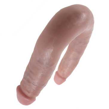 Tupladildo - Double Trouble, U-Muoto, S - King Cock | KING COCK | Tupladildot