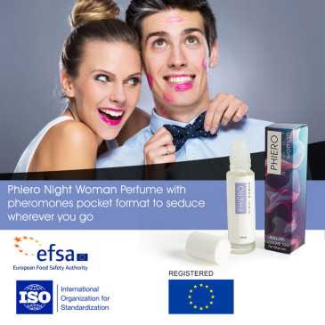 Feromoni Hajuvesi - Roll-On - Phiero Night, naiselle - 500Cosmetics | 500COSMETICS | Feromoni hajuvedet