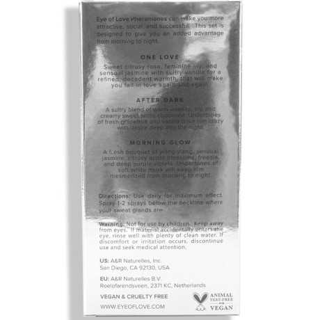 Feromoniparfyymisetti Naiselle, 10 ml/3kpl - Eye Of Love | EYE OF LOVE | Feromoni hajuvedet