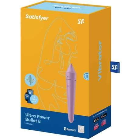Satisfyer - Minivibraattori - Ultra Power Bullet 8 | SATISFYER CONNECT | Pulssit