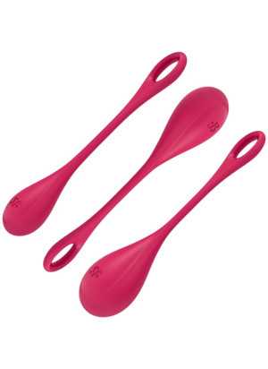Satisfyer - Geishakuula - Yoni Power 1, Punainen | SATISFYER BALLS | Geishakuulat