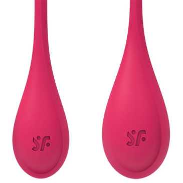 Satisfyer - Geishakuula - Yoni Power 1, Punainen | SATISFYER BALLS | Geishakuulat