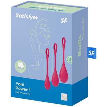 Satisfyer - Geishakuula - Yoni Power 1, Punainen | SATISFYER BALLS | Geishakuulat