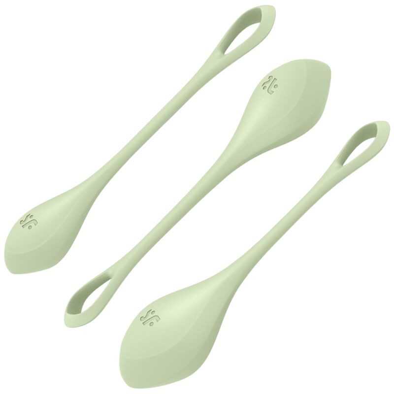 Satisfyer - Geishakuula - Yoni Power 2 , Vihreä | SATISFYER BALLS | Geishakuulat