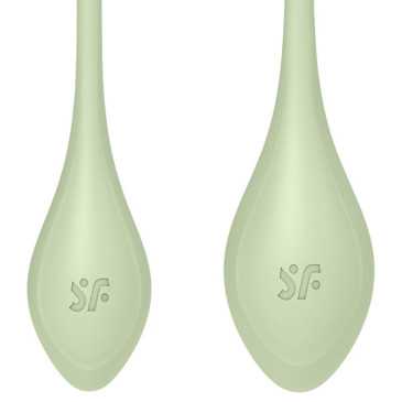 Satisfyer - Geishakuula - Yoni Power 2 , Vihreä | SATISFYER BALLS | Geishakuulat