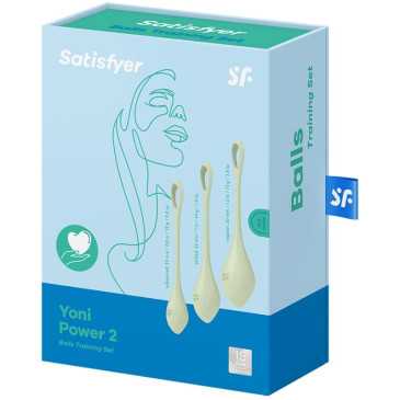Satisfyer - Geishakuula - Yoni Power 2 , Vihreä | SATISFYER BALLS | Geishakuulat