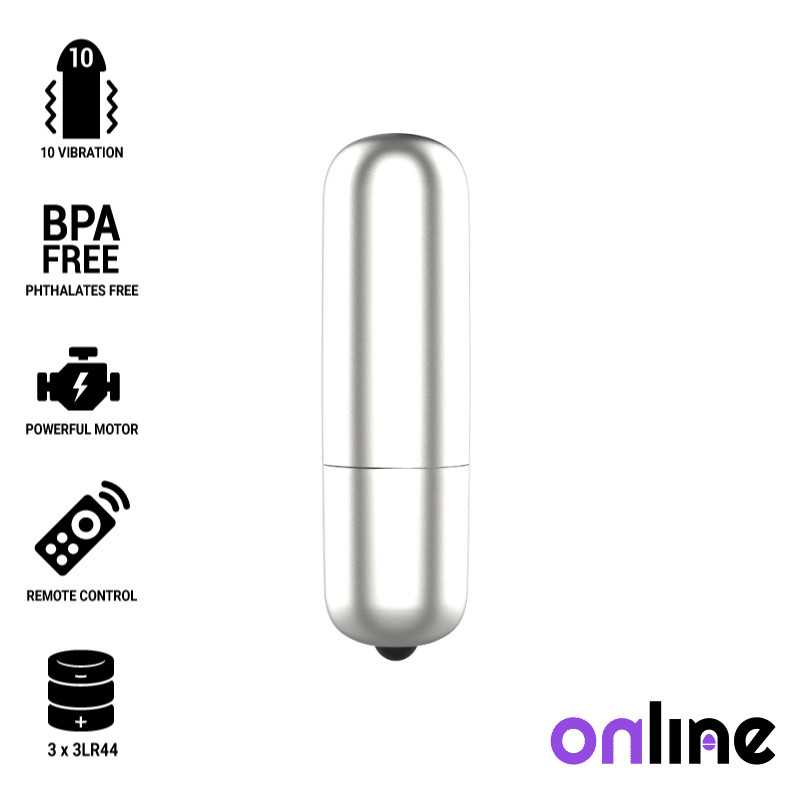 Minivibraattori - Silver - Online | ONLINE | Pulssit Minivibraattori - Silver - Online | ONLINE | Pulssit