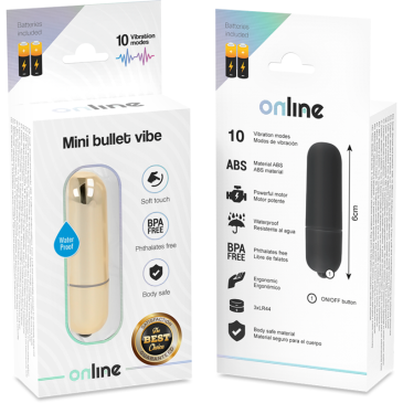 Minivibraattori - Golden - Online | ONLINE | Pulssit