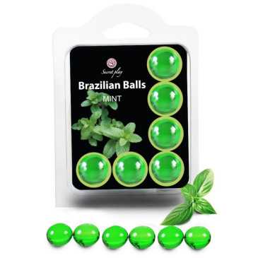 Brasilialaiset Pallot - Minttu, 6 kpl - Secretplay | SECRETPLAY COSMETIC | Intiimituotteet