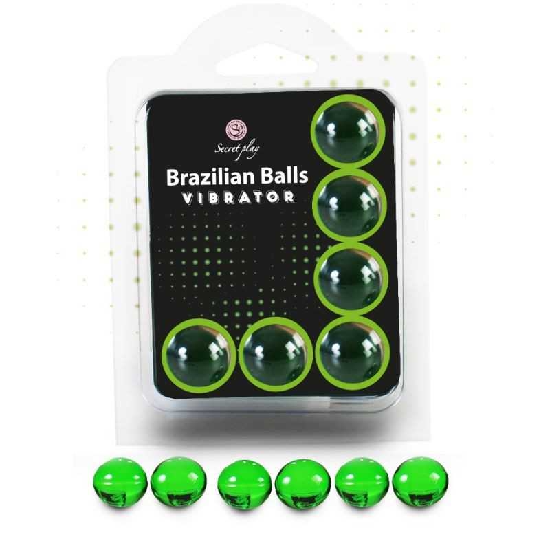 Brasilialaiset pallot 6 kpl, tärinä vaikutus - Secretplay | SECRETPLAY COSMETIC | Intiimituotteet Brasilialaiset pallot 6 kpl, tärinä vaikutus - Secretplay | SECRETPLAY COSMETIC | Intiimituotteet