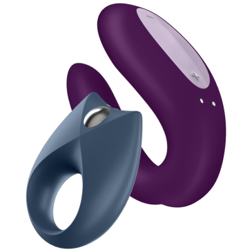 Satisfyer - Partner Box 2 - Pariskuntavibraattori ja Penisrengas | SATISFYER CONNECT | Lisävarusteet penikselle