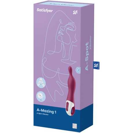 Satisfyer - A-Mazing - Vibraattori, Punainen | SATISFYER VIBRATOR | Stimulaattorit