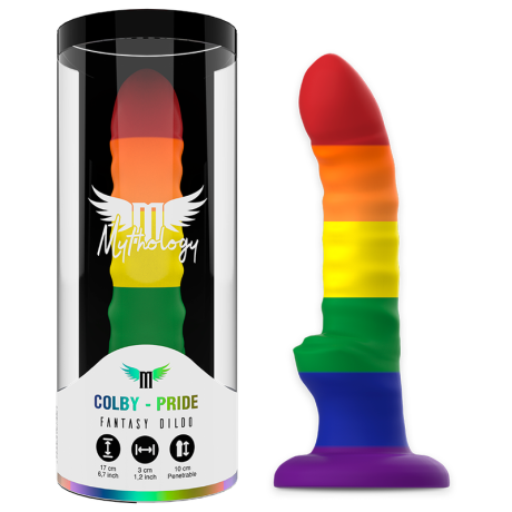 Mythology - Strap-on Dildo - Colby Pride, M | MYTHOLOGY FANTASY DILDO | Anaalidildot