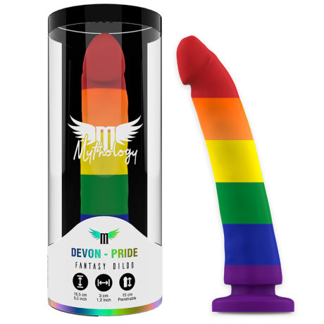 Mythology - Strap-on Dildo - Devon Pride, M | MYTHOLOGY FANTASY DILDO | Anaalidildot
