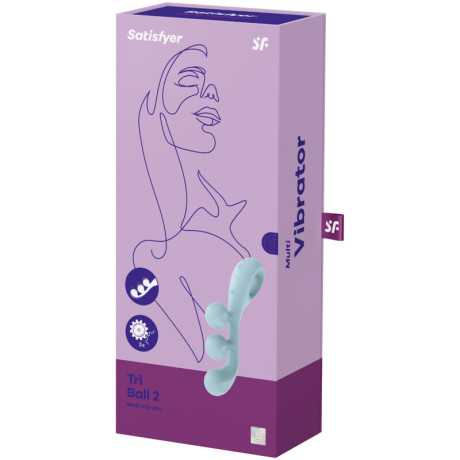 Satisfyer - Tri Ball 2 - Vibraattori - Sininen | SATISFYER VIBRATOR | Stimulaattorit