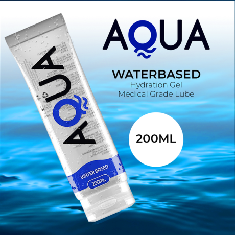 Vesipohjainen liukuvoide, 200 ml - AQUA | AQUA QUALITY | Intiimituotteet