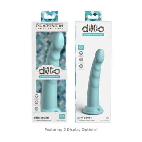 Ihana Dildo - Slim Seven, 18 cm, Vihreä - Pipedreams | DILLIO | Dildot