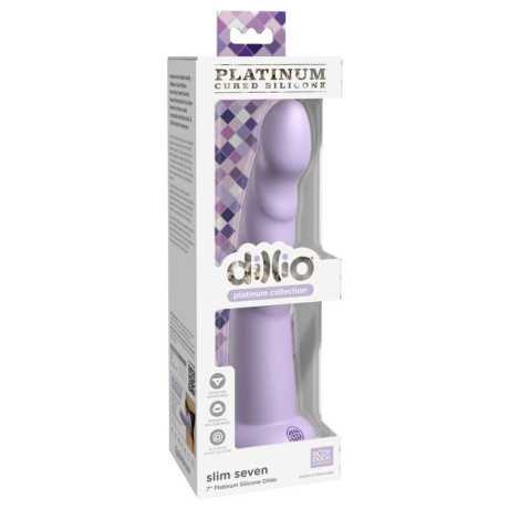 Ihana Dildo - Slim Seven, 18 cm, Violetti - Pipedreams | DILLIO | Dildot