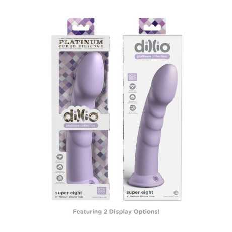 Ihana Dildo - Super Eight, 20 cm, Violetti - Pipedreams | DILLIO | Dildot