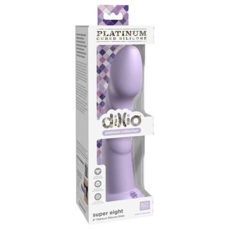 Ihana Dildo - Super Eight, 20 cm, Violetti - Pipedreams | DILLIO | Dildot