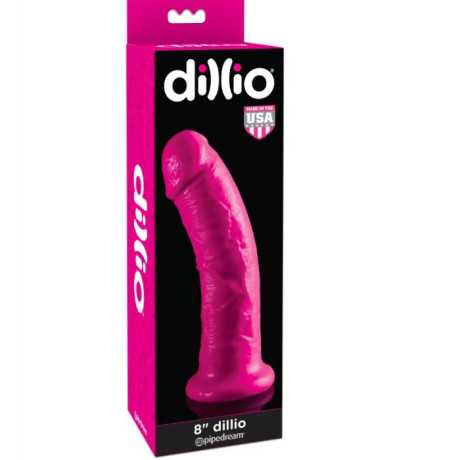 Dildo - Dillio, 20 cm, Pinkki - Pipedream