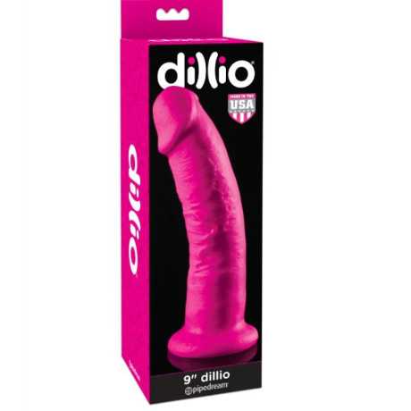 Dildo - Dillio, 23 cm, Pinkki - Pipedream