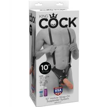 Ontto Strap-on - Suspender, 25 cm - King Cock | KING COCK | Lisävarusteet penikselle