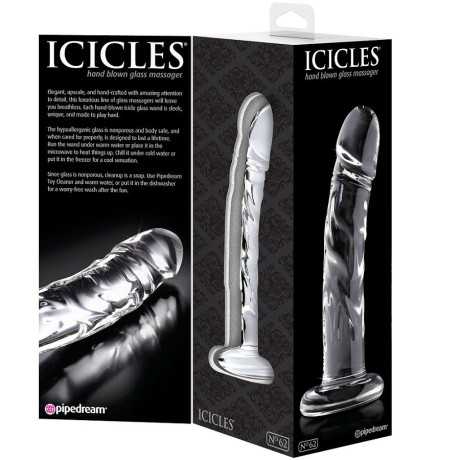 Lasidildo - käsinpuhallettu - No. 62 - Icicles | ICICLES | Dildot
