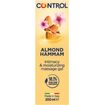 Eroottinen Hierontageeli 3 in 1 - Almond Hammam - Control | CONTROL LUBES | Makuliukuvoiteet