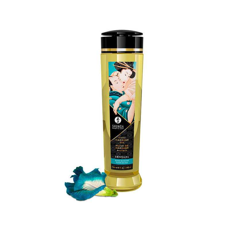 Eroottinen hierontaöljy - Sensual, 240 ml - Shunga | SHUNGA OILS | Maustamattomat hierontaöljyt