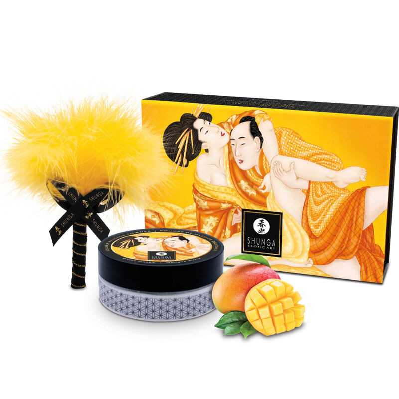 Syötävä Hierontajauhe -setti, Mango - Shunga | SHUNGA BODY POWER | Intiimituotteet Syötävä Hierontajauhe -setti, Mango - Shunga | SHUNGA BODY POWER | Intiimituotteet