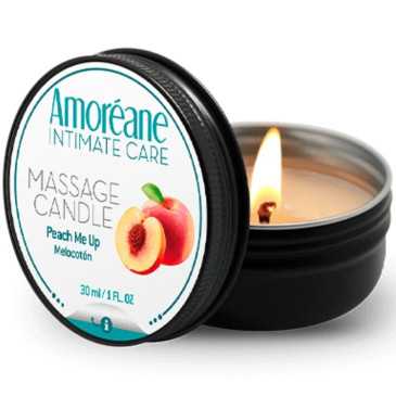 Hierontakynttilä - Peach - Amoreane | AMOREANE | Intiimituotteet