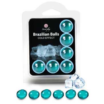 Brasilialaiset pallot 6kpl, viilentävä vaikutus | SECRETPLAY COSMETIC | Intiimituotteet