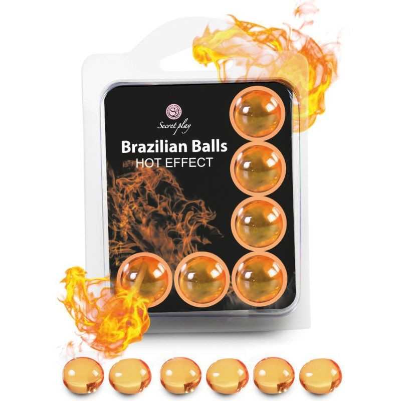 Brasilialaiset pallot 6kpl, lämpövaikutus | SECRETPLAY COSMETIC | Intiimituotteet Brasilialaiset pallot 6kpl, lämpövaikutus | SECRETPLAY COSMETIC | Intiimituotteet