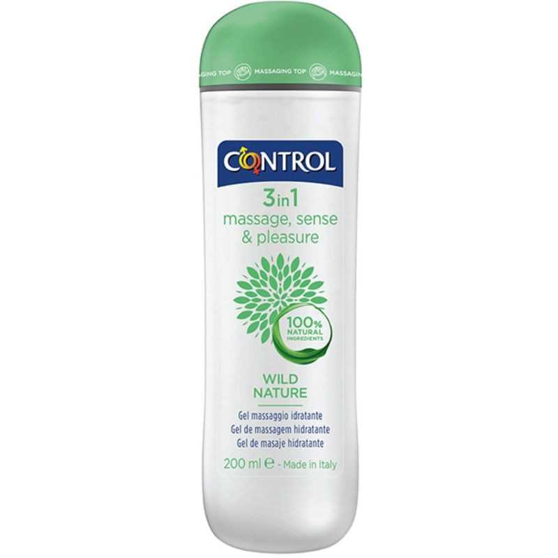 Hierontageeli - Nature 3 In 1 - Control Wild | CONTROL LUBES | Intiimituotteet Hierontageeli - Nature 3 In 1 - Control Wild | CONTROL LUBES | Intiimituotteet