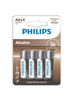 Philips - Alkaline Paristot AA LR6 4kpl | PHILLIPS | Paristot
