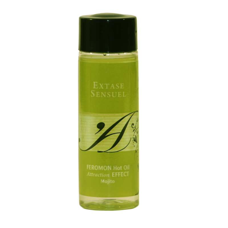 Lämmittävä Hierontaöljy Feromoneilla - Extase Sensuel, 100 ml | EXTASE SENSUAL | Hierontaöljyt ja -voiteet