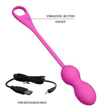 Silikoniset Geishakuulat - Värinällä - Elvira, Pinkki - Pretty Love | PRETTY LOVE SMART | Seksilelut