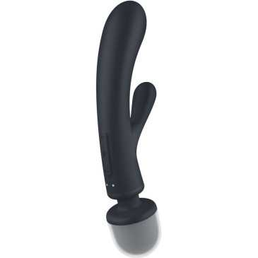Satisfyer - Triple Lover Pupuvibraattori, Pinkki | SATISFYER VIBRATOR | Seksilelut
