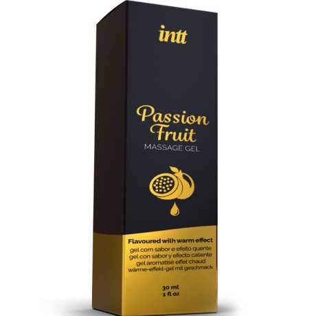 Vegaaninen Hierontaöljy - Lämpövaikutuksella, Passion Fruit - INTT | INTT MASSAGE & ORAL SEX | Intiimituotteet
