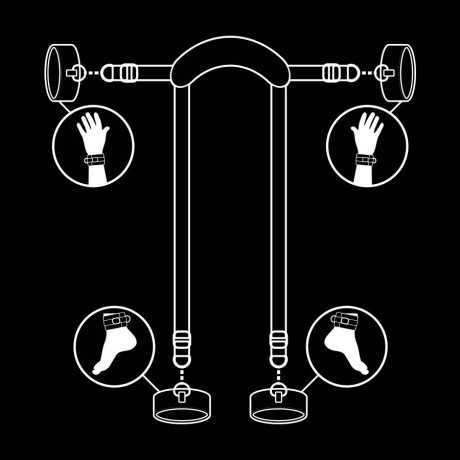 Position Master 4 Käsirautasetti - Fetish Submissive | FETISH SUBMISSIVE BONDAGE | BDSM & Bondage