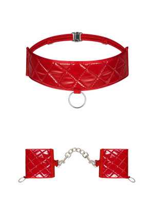 Obsessive - Hunteria Cuffs And Choker | OBSESSIVE ACCESSORIES | BDSM & Bondage