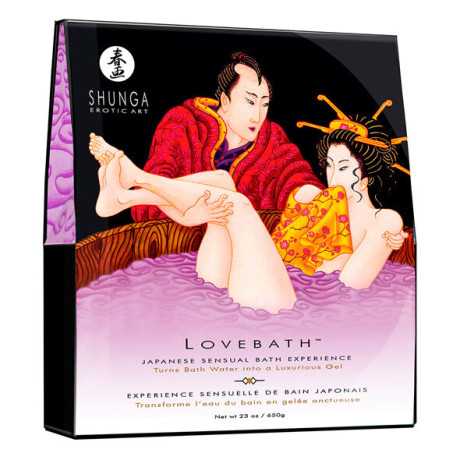 Rakkauskylpy - Sensual Lotus, 650 g - Shunga | SHUNGA BATH EXPERIENCE | Kylpyhuoneeseen
