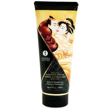 Suudeltava Hierontavoide, Makea Manteli, 200 ml - Shunga | SHUNGA MASSAGE CREAM | Intiimivoiteet