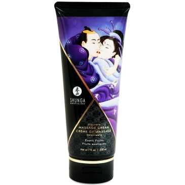 Suudeltava Hierontavoide - Eksoottiset Hedelmät, 200 ml - Shunga | SHUNGA MASSAGE CREAM | Intiimivoiteet