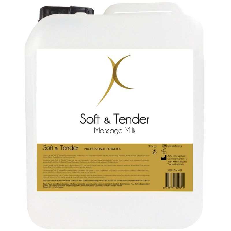 Hajusteeton Hierontamaito, 5 ltr - Soft and Tender | SOFT AND TENDER | Intiimivoiteet