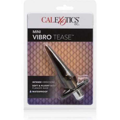 Mini Anaalitappi - Vibraattorilla Tease, Musta - Calex | CALIFORNIA EXOTICS | Anaalilelut Mini Anaalitappi - Vibraattorilla Tease, Musta - Calex | CALIFORNIA EXOTICS | Anaalilelut