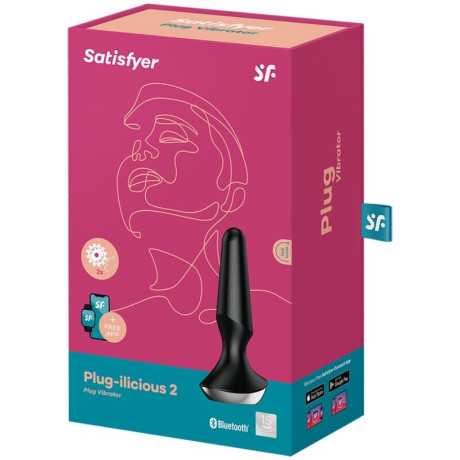 Satisfyer - Anaalivibraattori - Plug Ilicious 2 | SATISFYER CONNECT | Anaalilelut