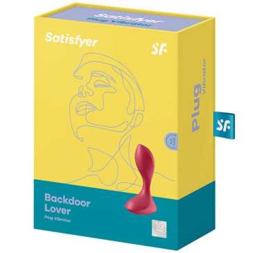 Satisfyer - Anaalitappi - Backdoor Lover, Punainen | SATISFYER PLUGS | Anaalilelut